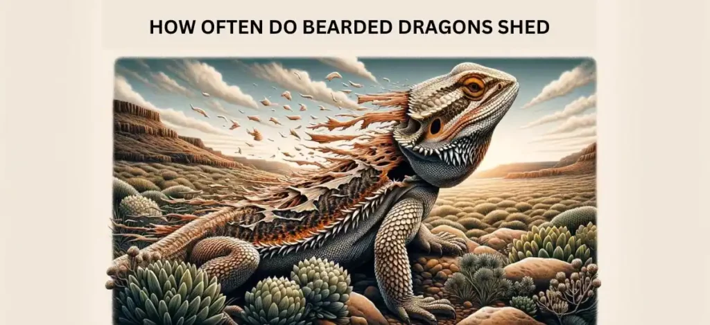 how often do bearded dragons shed
