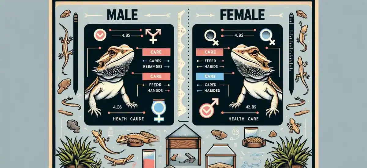 male vs female bearded dragon